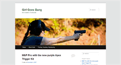 Desktop Screenshot of girlgoesbang.com